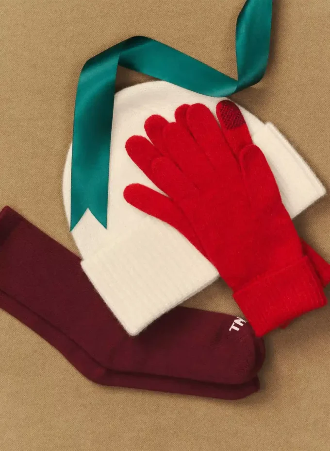 Cashmere Cuffed Tech Gloves