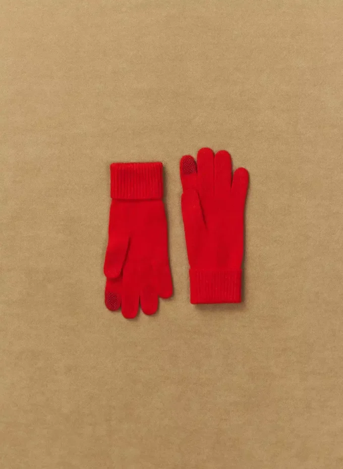 Cashmere Cuffed Tech Gloves