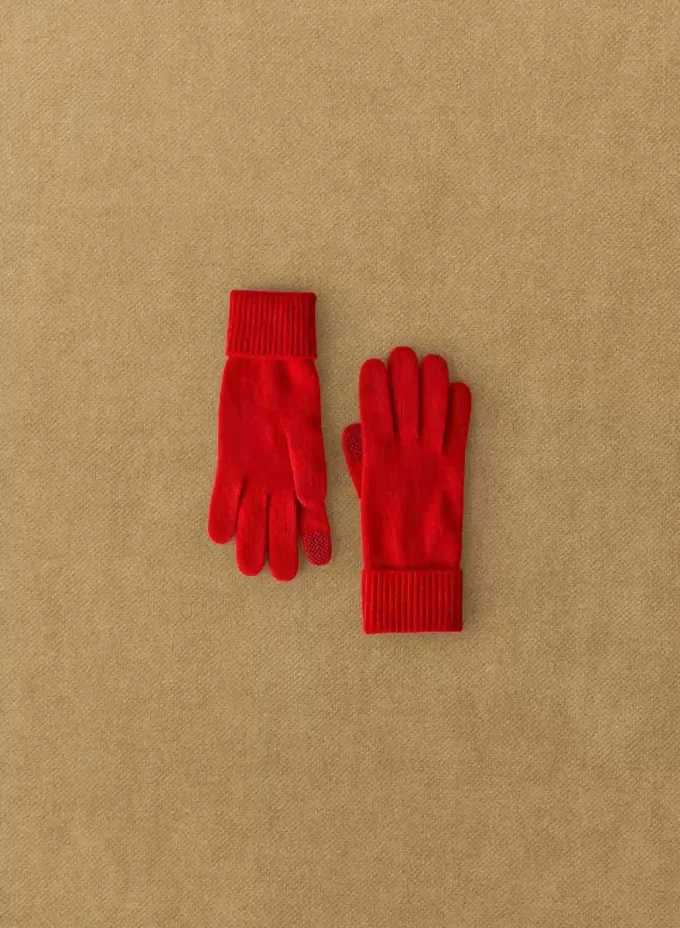 Cashmere Cuffed Tech Gloves