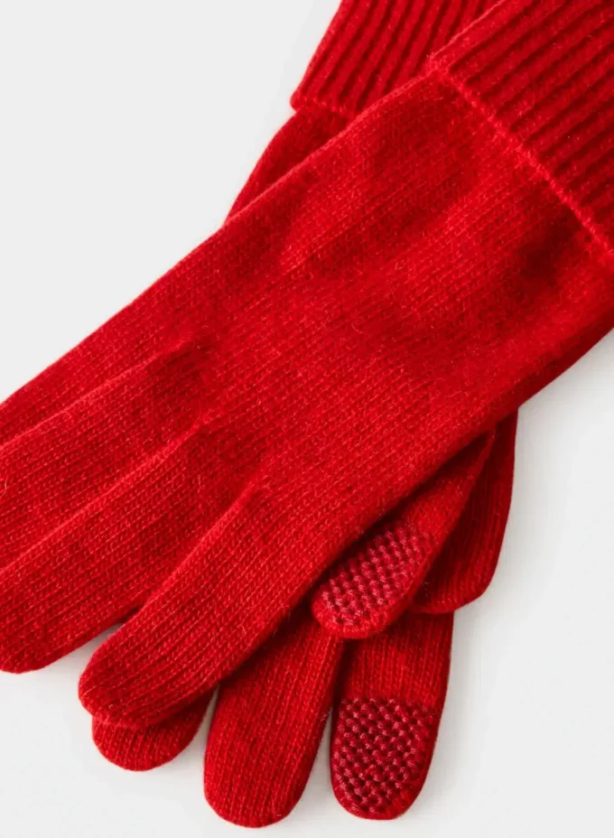 Cashmere Cuffed Tech Gloves