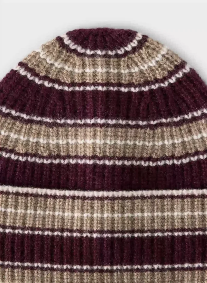 Cashmere Rib Beanie