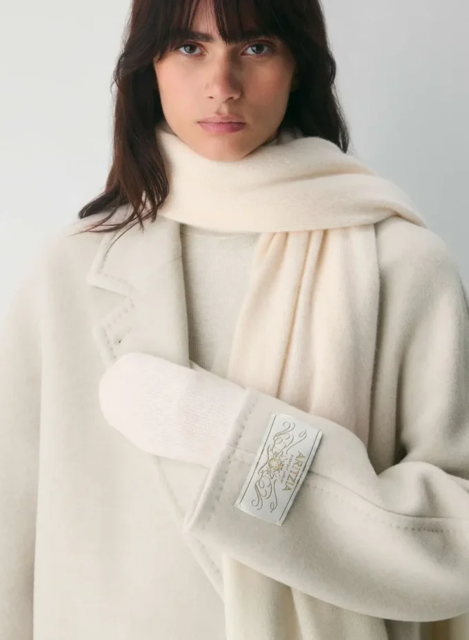 Cashmere Rib Mitten Cashmere Rib Mitten