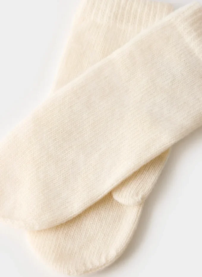 Cashmere Rib Mitten Cashmere Rib Mitten