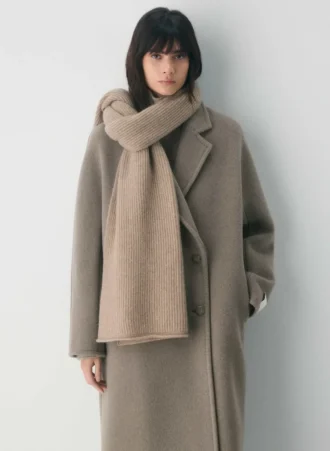 Cashmere Rib Scarf