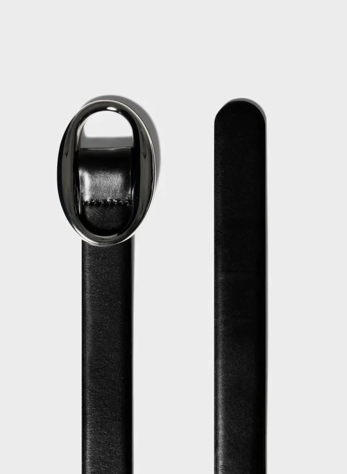 Cavalo Solid Brass Leather Belt