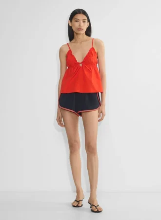 Caviar Poplin Camisole