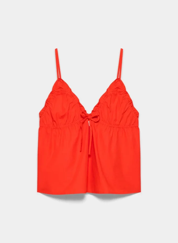 Caviar Poplin Camisole