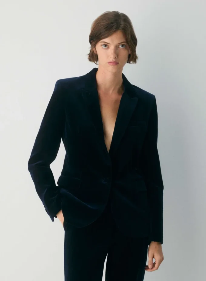 Charisse Blazer – Velvet