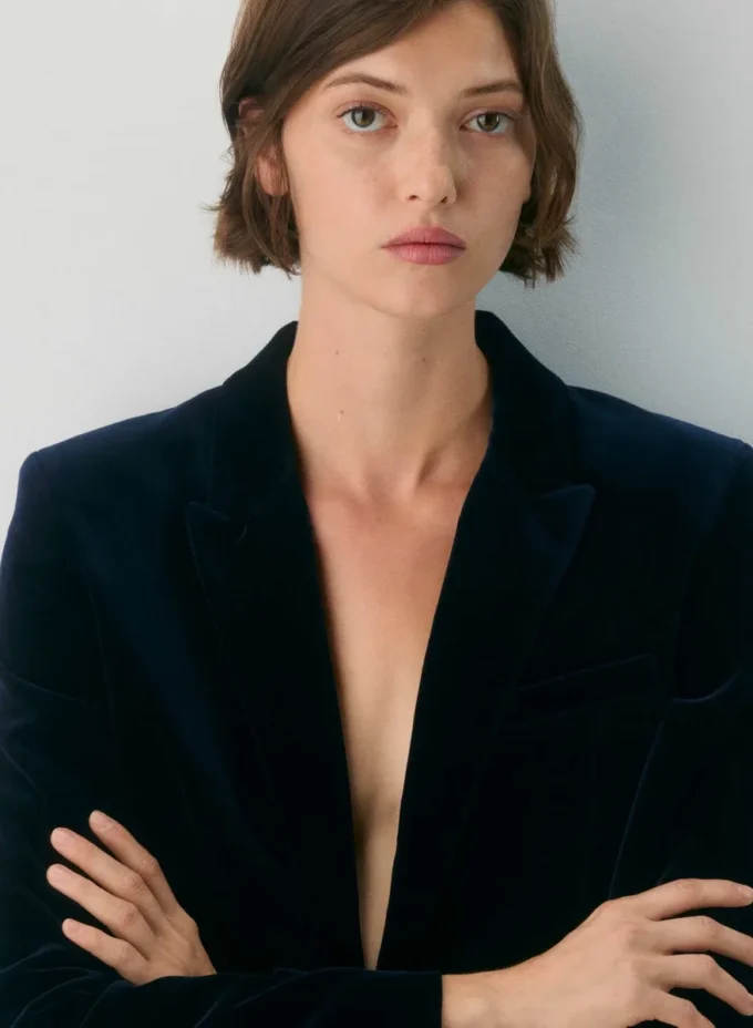 Charisse Blazer – Velvet