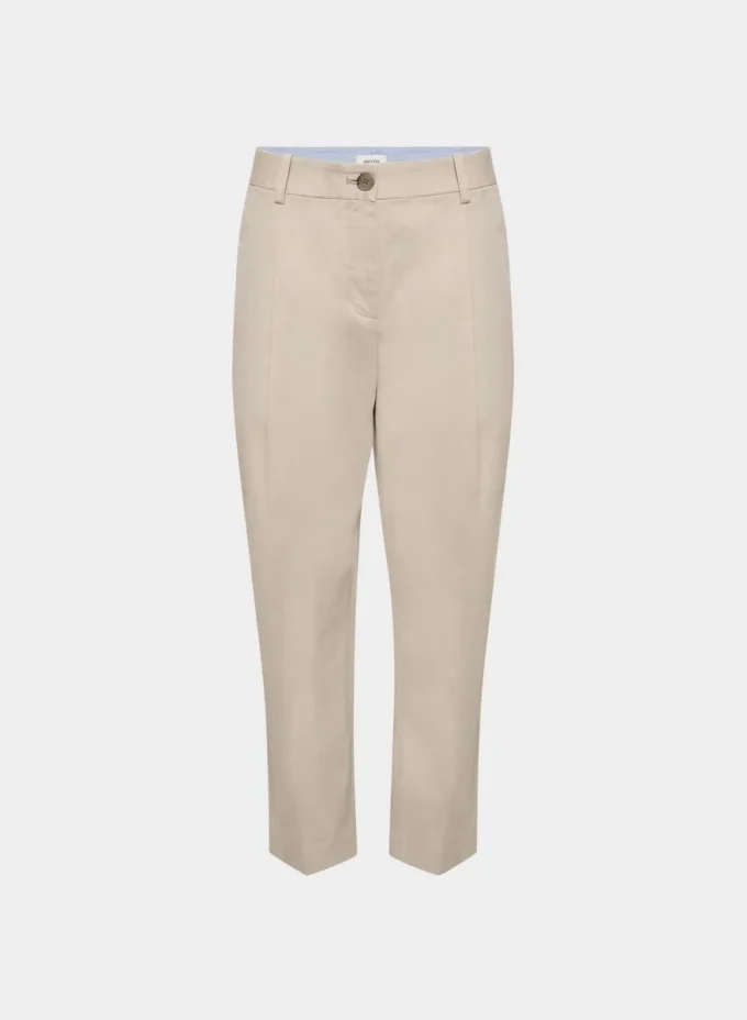 Chino Mid-rise Carrot Pant
