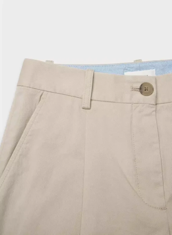 Chino Mid-rise Carrot Pant