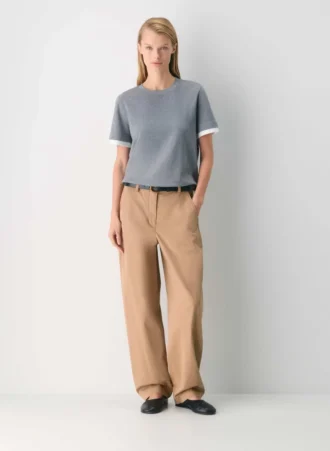 Chino Relaxed Hi-rise Barrel Pant