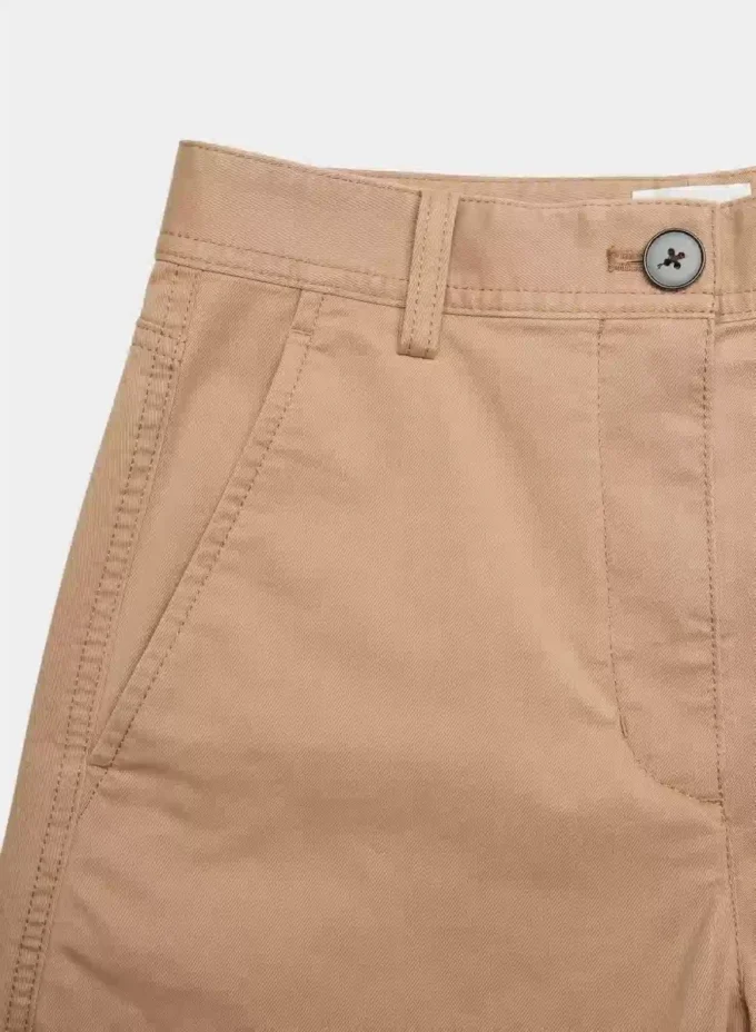 Chino Relaxed Hi-rise Barrel Pant