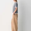 Chino Relaxed Hi-rise Barrel Pant