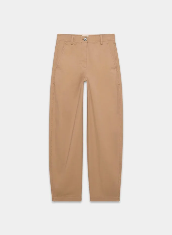 Chino Relaxed Hi-rise Barrel Pant