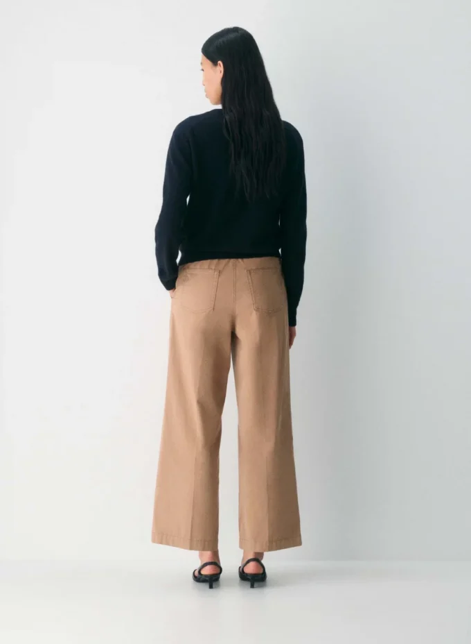 Chino Relaxed Hi-rise Wide Pant