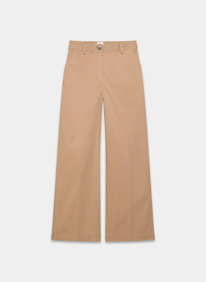 Chino Relaxed Hi-rise Wide Pant