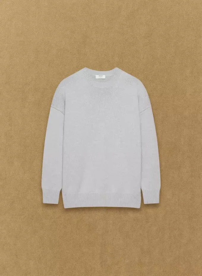 Chunky Merino Wool Crew Sweater