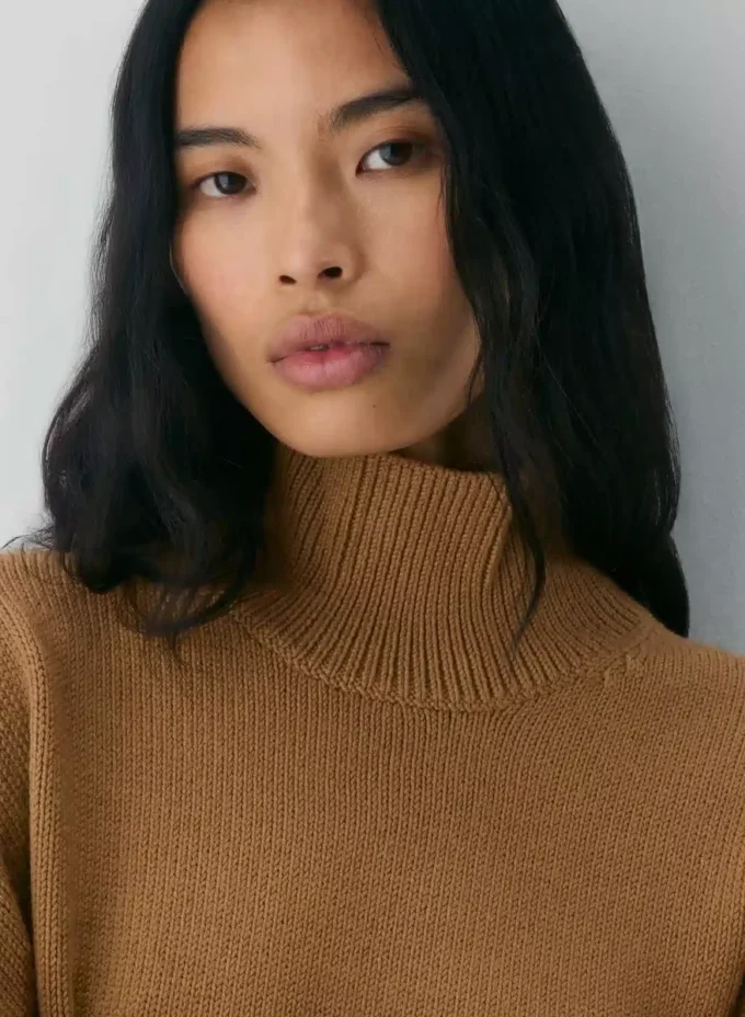 Chunky Merino Wool Turtleneck