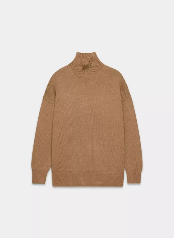 Chunky Merino Wool Turtleneck