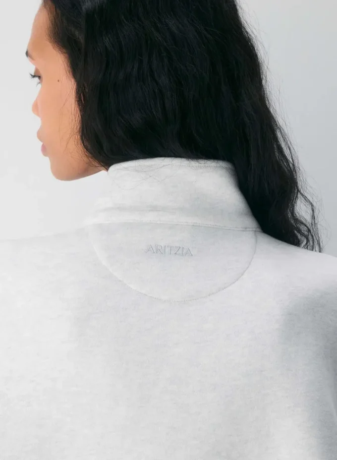 Cozy Sweatfleece Boyfriend 1/2 Zip Sweatshirt