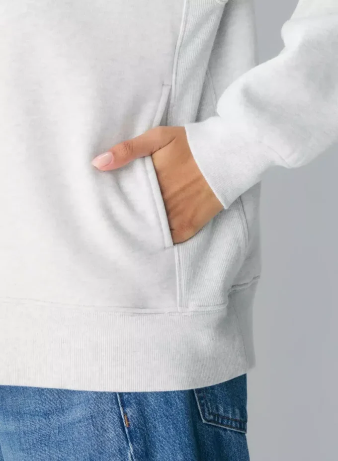 Cozy Sweatfleece Boyfriend 1/2 Zip Sweatshirt