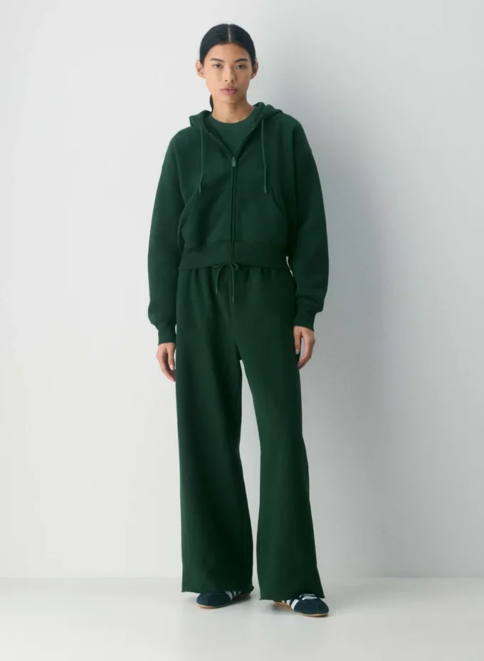 Cozy Sweatfleece Boyfriend Boxy Zip Hoodie