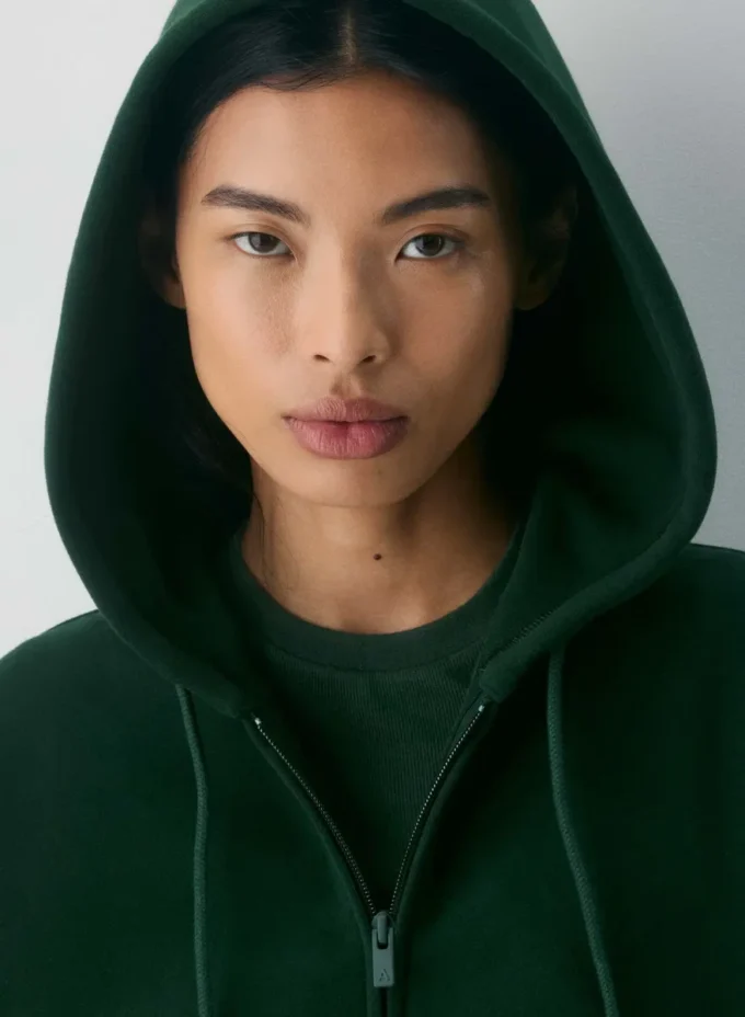 Cozy Sweatfleece Boyfriend Boxy Zip Hoodie