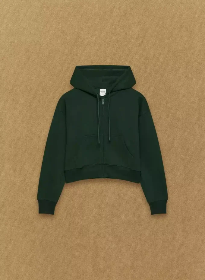 Cozy Sweatfleece Boyfriend Boxy Zip Hoodie