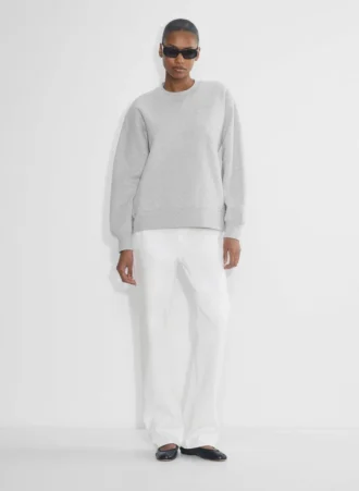 Cozy Sweatfleece Boyfriend Crew Sweatshirt