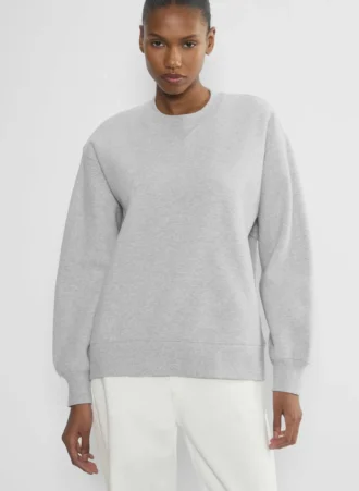 Cozy Sweatfleece Boyfriend Crew Sweatshirt