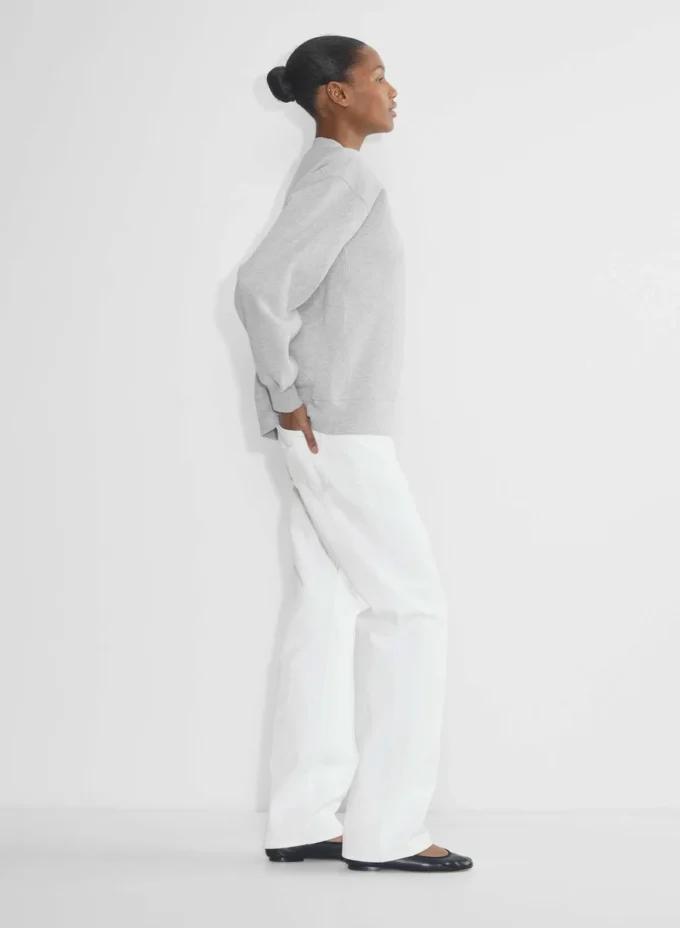 Cozy Sweatfleece Boyfriend Crew Sweatshirt