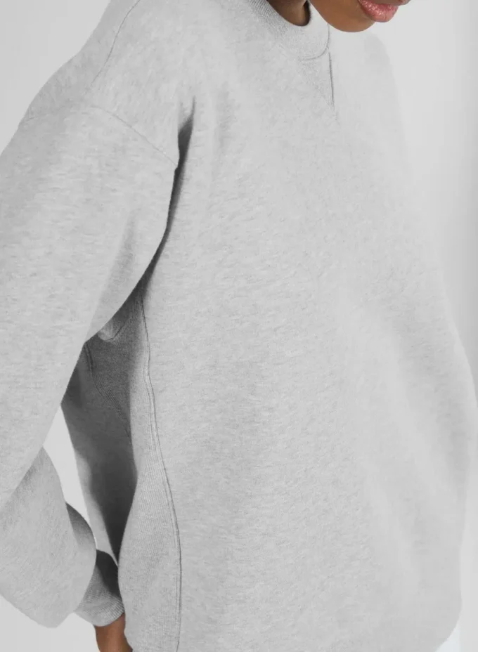 Cozy Sweatfleece Boyfriend Crew Sweatshirt