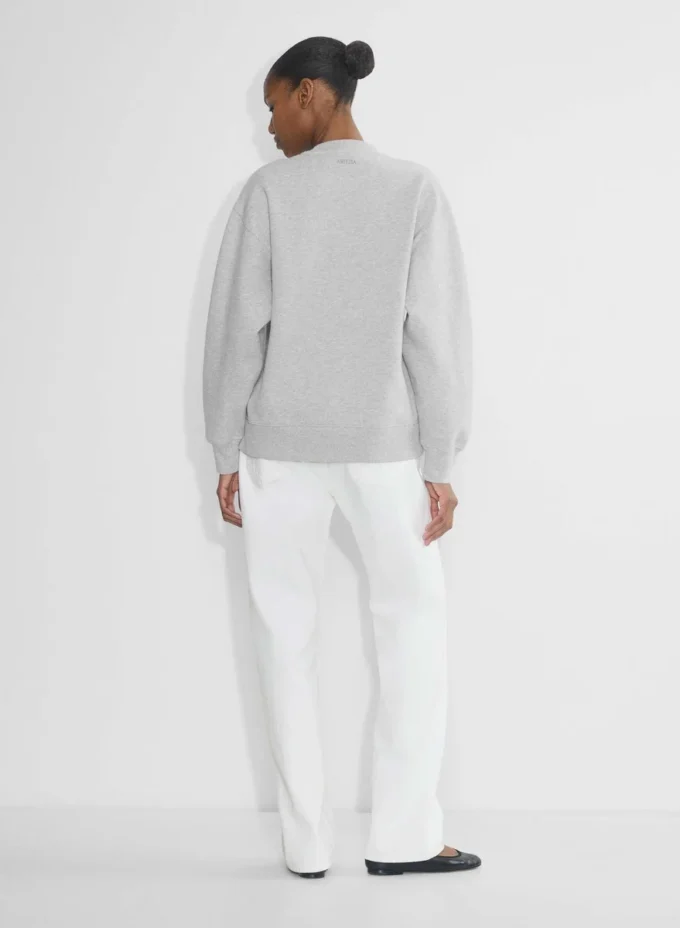 Cozy Sweatfleece Boyfriend Crew Sweatshirt