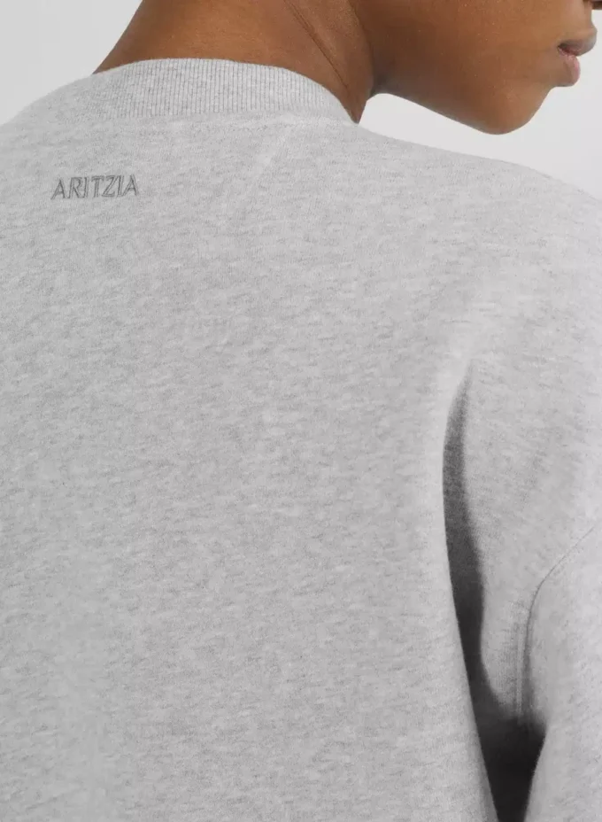 Cozy Sweatfleece Boyfriend Crew Sweatshirt