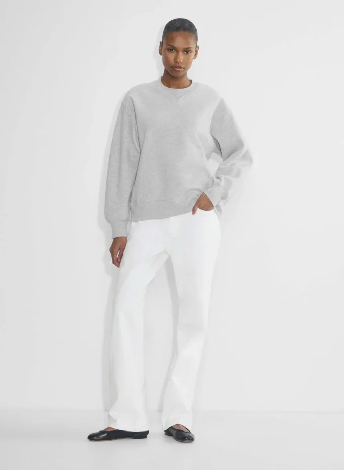 Cozy Sweatfleece Boyfriend Crew Sweatshirt