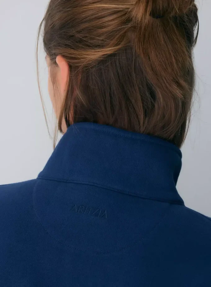 Cozy Sweatfleece Boyfriend Crop 1/2 Zip Cozy Sweatfleece Boyfriend Crop 1/2 Zip