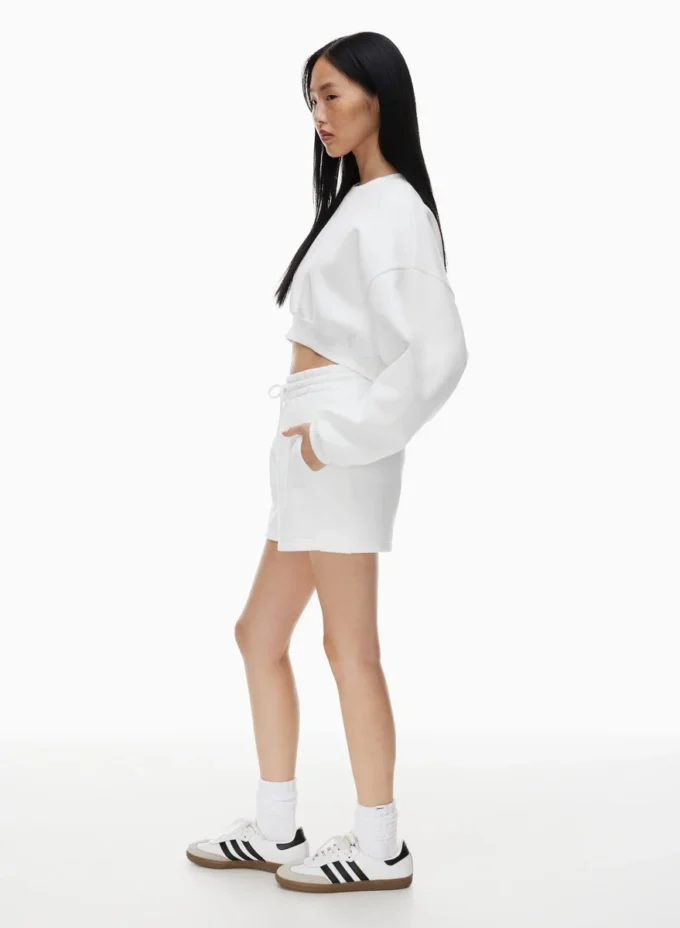 Cozy Sweatfleece Boyfriend Mid-thigh Short