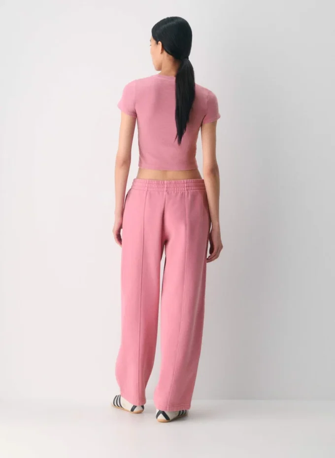 Cozy Sweatfleece Boyfriend Seam Sweatpant