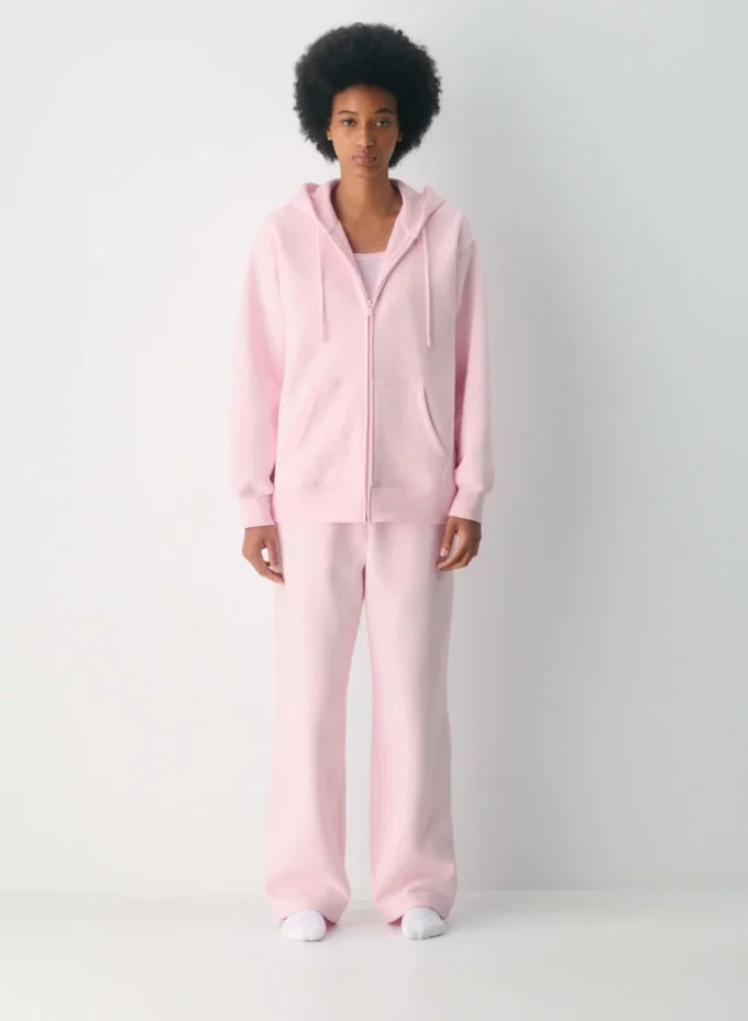 Cozy Sweatfleece Boyfriend Zip Hoodie