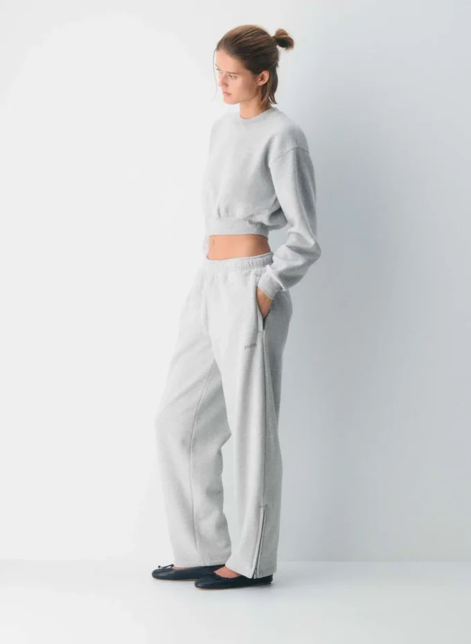 Cozy Sweatfleece Mega Barrel Zip Sweatpant