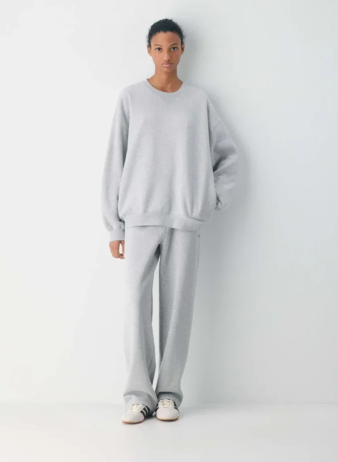 Cozy Sweatfleece New Mega Crew Sweatshirt