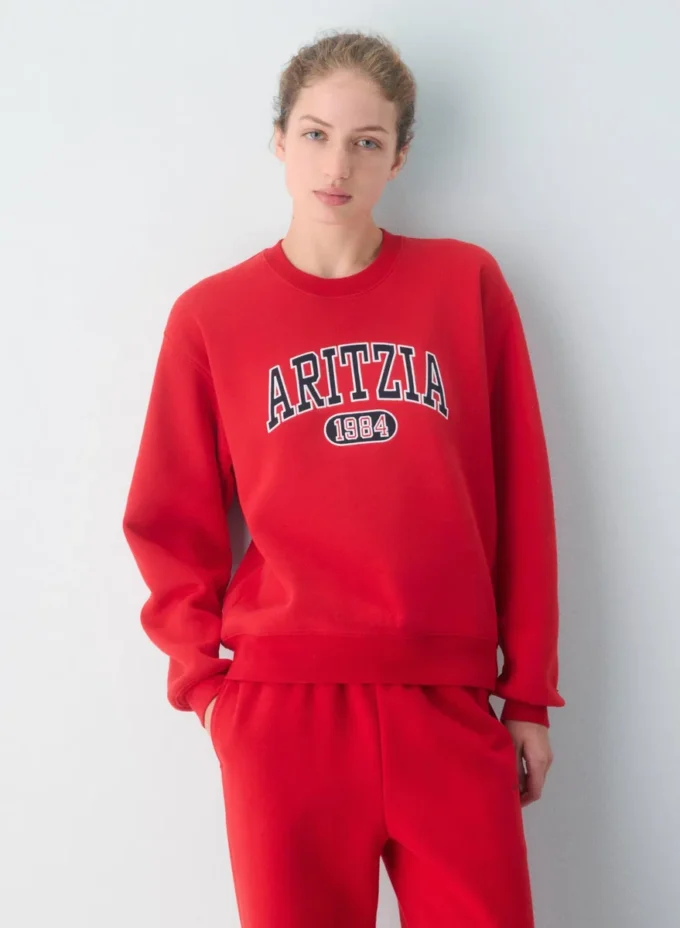 Cozy Sweatfleece Perfect Crew Sweatshirt