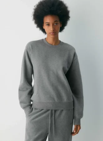 Cozy Sweatfleece Perfect Crew Sweatshirt