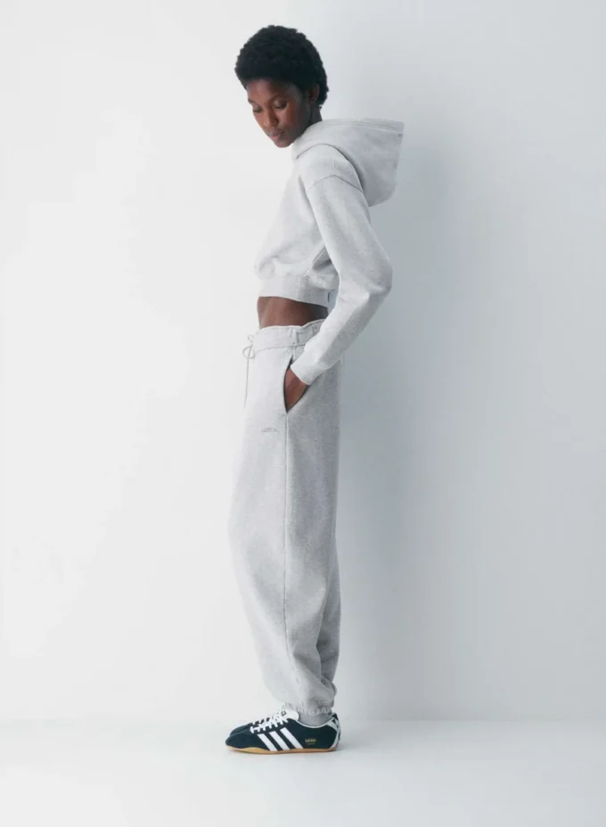 Cozy Sweatfleece Perfect Crop Hoodie