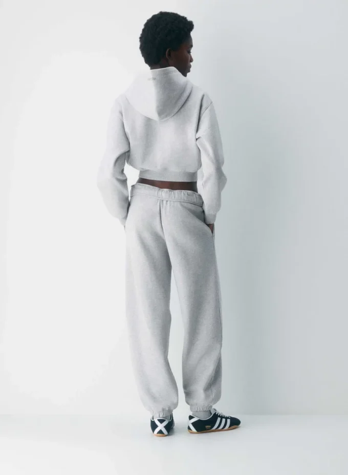 Cozy Sweatfleece Perfect Crop Hoodie