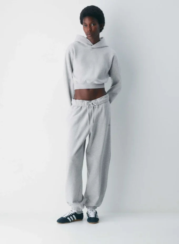 Cozy Sweatfleece Perfect Crop Hoodie