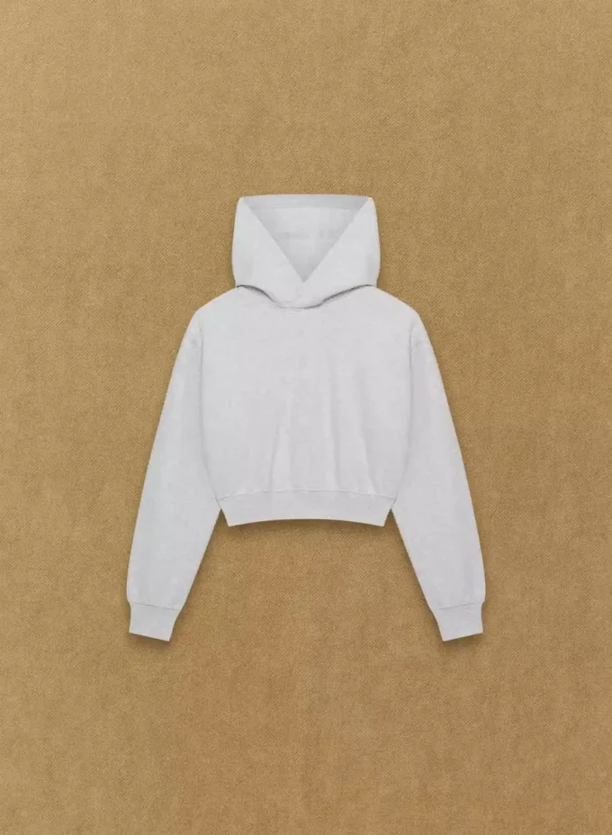 Cozy Sweatfleece Perfect Crop Hoodie