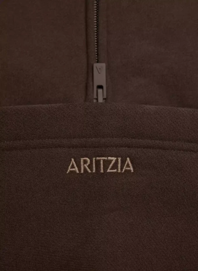 Cozy Sweatfleece Perfect Crop Zip Hoodie