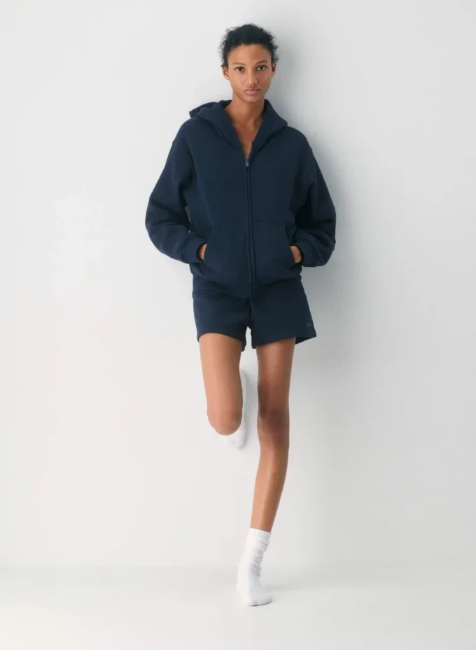 Cozy Sweatfleece Perfect Zip Hoodie